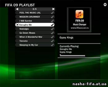FIFA 09 Music Changer