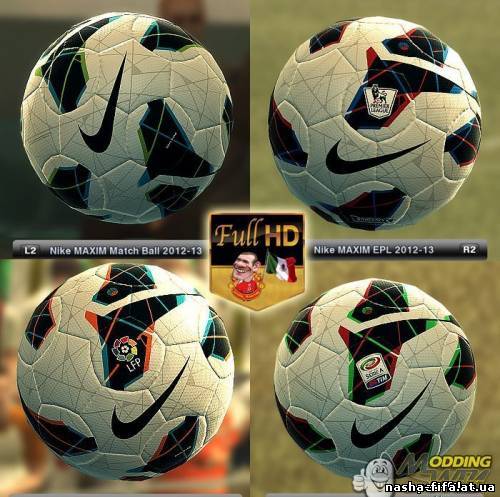 Nike M A X I M Temporada 2012-2013 Official Match Ball Full HD - Мячи для PES 2012