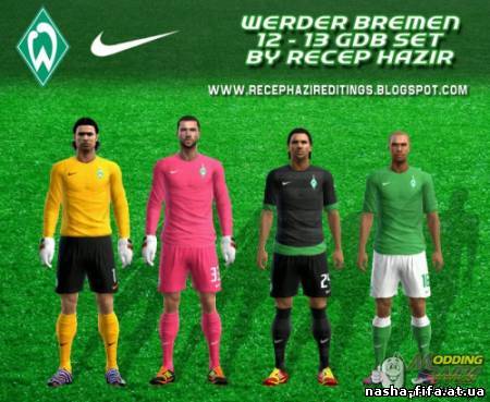 Werder Bremen 12/13 Gdb Set - Формы для PES 2012