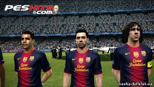 Kits Barcelona FC 2012/13 + CL Update - Формы для PES 2012