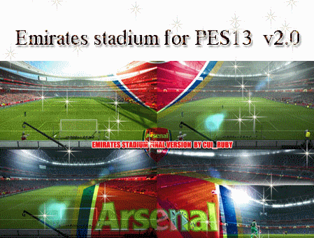 Emirates stadium for PES13 v2.0